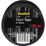 Scotch Duct Tape, Jet Black, 1.88-Inch by 20-Yard, 6-Pack $9.85 w/ Amazon Free Prime Shipping or Subscribe &amp; Save