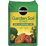Menards Stores: 1 cu. ft. Miracle-Gro Garden Soil for In-Ground Use $2.80 (In-Store or $1.40 Store Pickup)