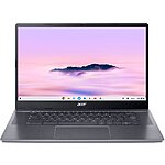 Acer - Chromebook Plus 515 – 15.6&quot; Full HD Laptop  - Intel Core i3-1215U  with 8GB LPDDR5X – 128GB UFS - Steel Gray $299