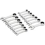 GEARWRENCH 14 Pc. 12 Point Stubby Ratcheting SAE/Metric Combination Wrench Set - 85206 $35.31