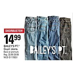 Shopko Black Friday: Bailey's Pt. Guys' Jeans for $14.99