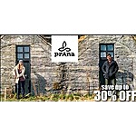 Campmor Black Friday: PrAna Clothing and Accessories - Up to 30% Off