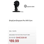 Micro Center Black Friday: DropCam Pro WiFi Cam for $89.99