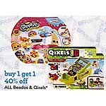 Toys R Us Cyber Monday: Entire Stock Beados and Qixels - B1G1 40% Off