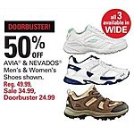 Shopko Black Friday: Avia and Nevados Men's and Women's Shoes, Select Styles - 50% Off