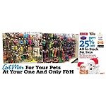 Farm and Home Supply Black Friday: Entire Stock Pet Toys: Kong, ChuckIt!, Nylabone, Browning, West Paw &amp; More - 25% Off
