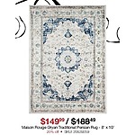 Overstock Black Friday: Maison Rouge Oryan Traditional Persian 8' x 10' Rug for $149.99