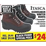 Big 5 Sporting Goods Black Friday: Itasca Women's, Men's or Youth Icebreaker Winter Boots for $24.00