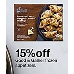 Target Black Friday: Good &amp; Gather Frozen Appetizers - 15% Off