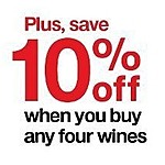 Target Black Friday: Purchase Any Four Wines, Get - 10% Off