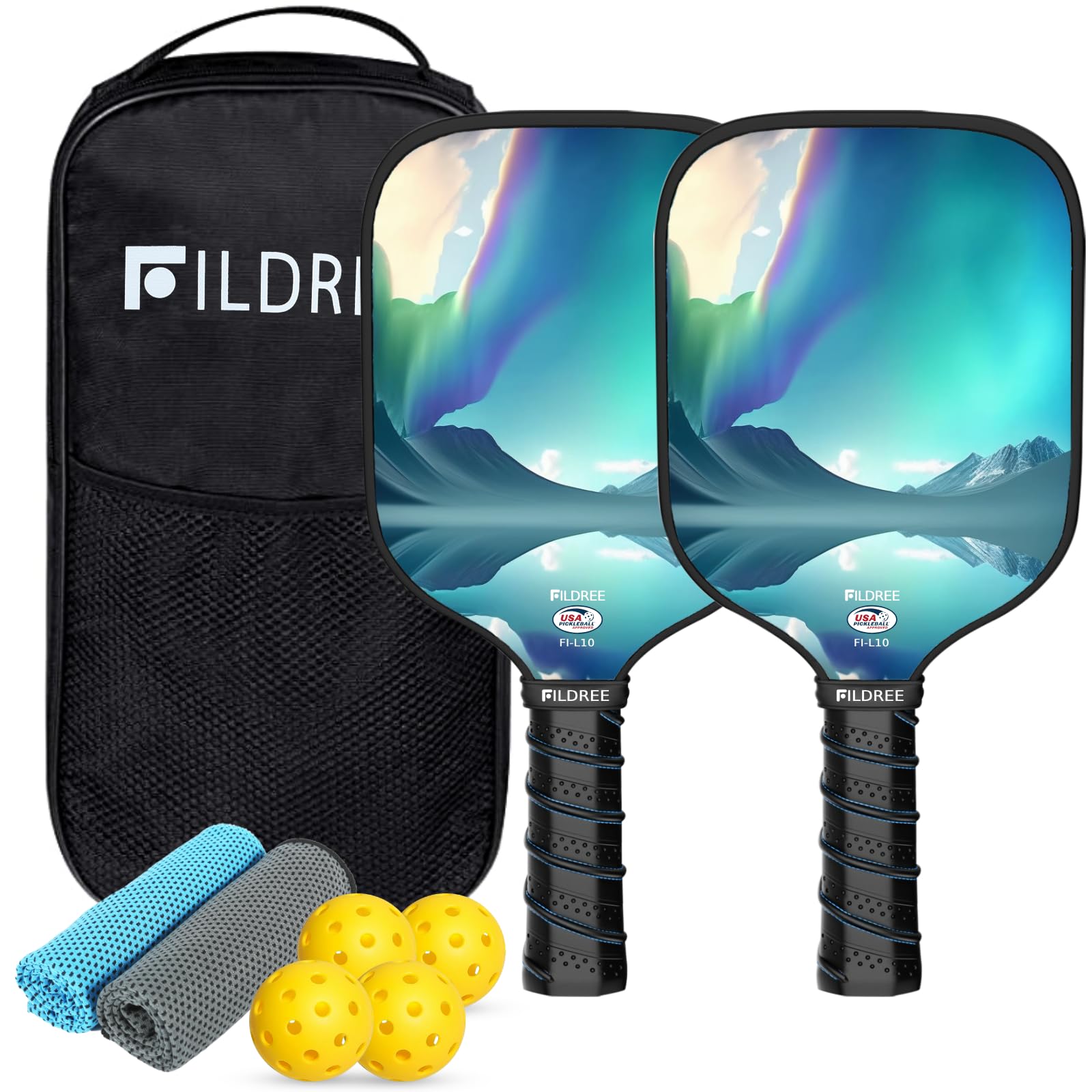 Pickleball Paddles set. 14.99, FS with Prime. Woot@Amazon $14.99