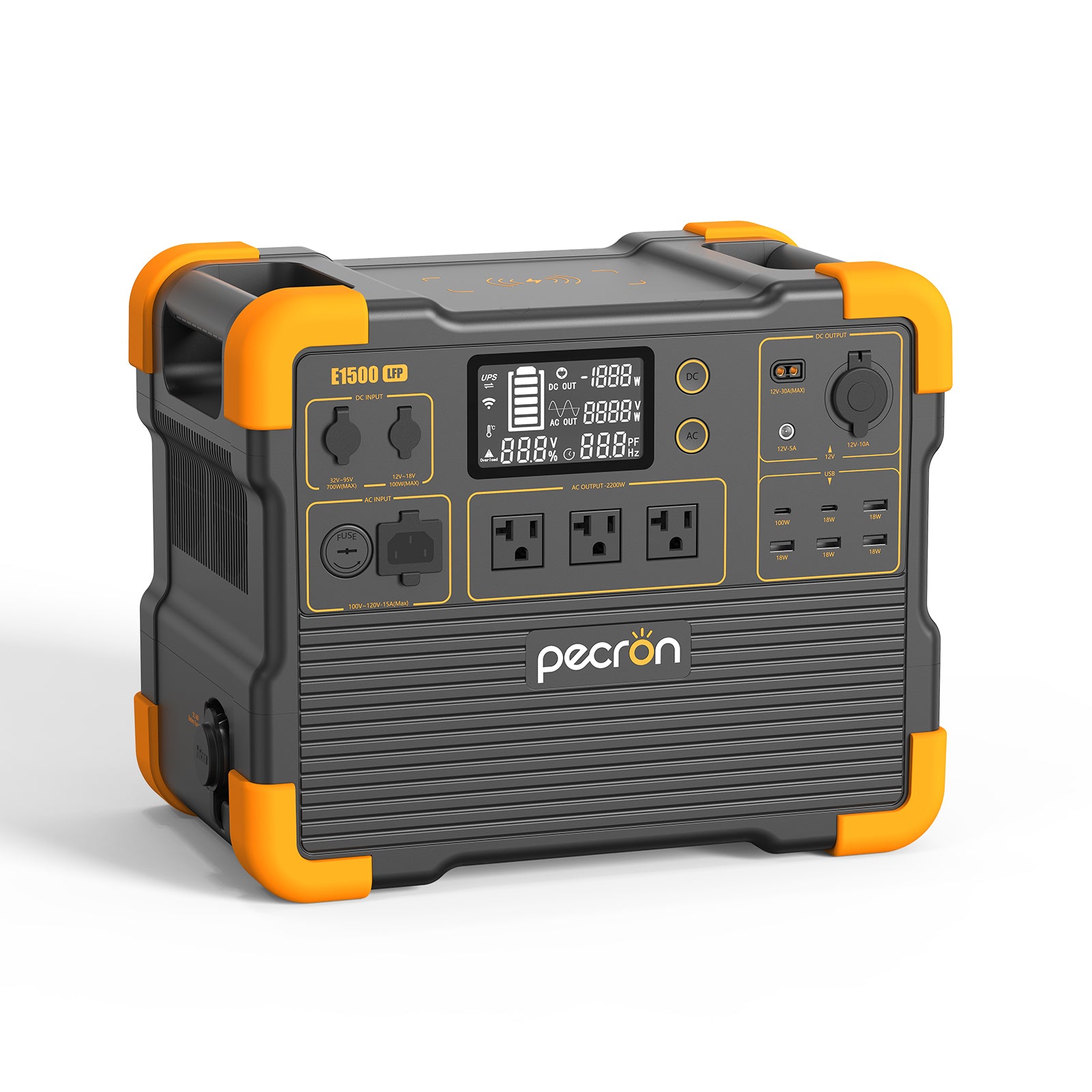 PECRON E1500LFP Expandable Portable Power Station 2200W 1536Wh $799