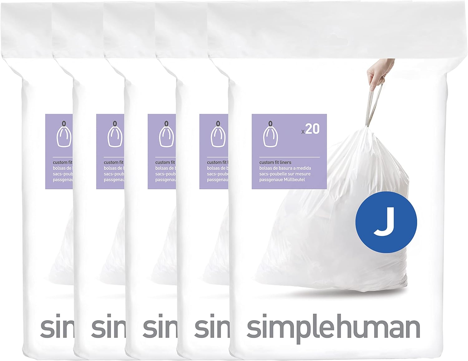 simplehuman Code J Trash Bags 100 Count - $23.99 w/ Coupon & Subscribe & Save