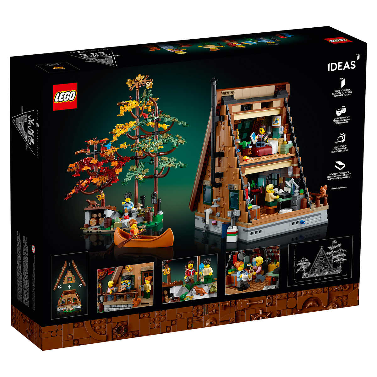 Costco Members: 2082-Piece LEGO Ideas A-Frame Cabin $150 + Free Shipping