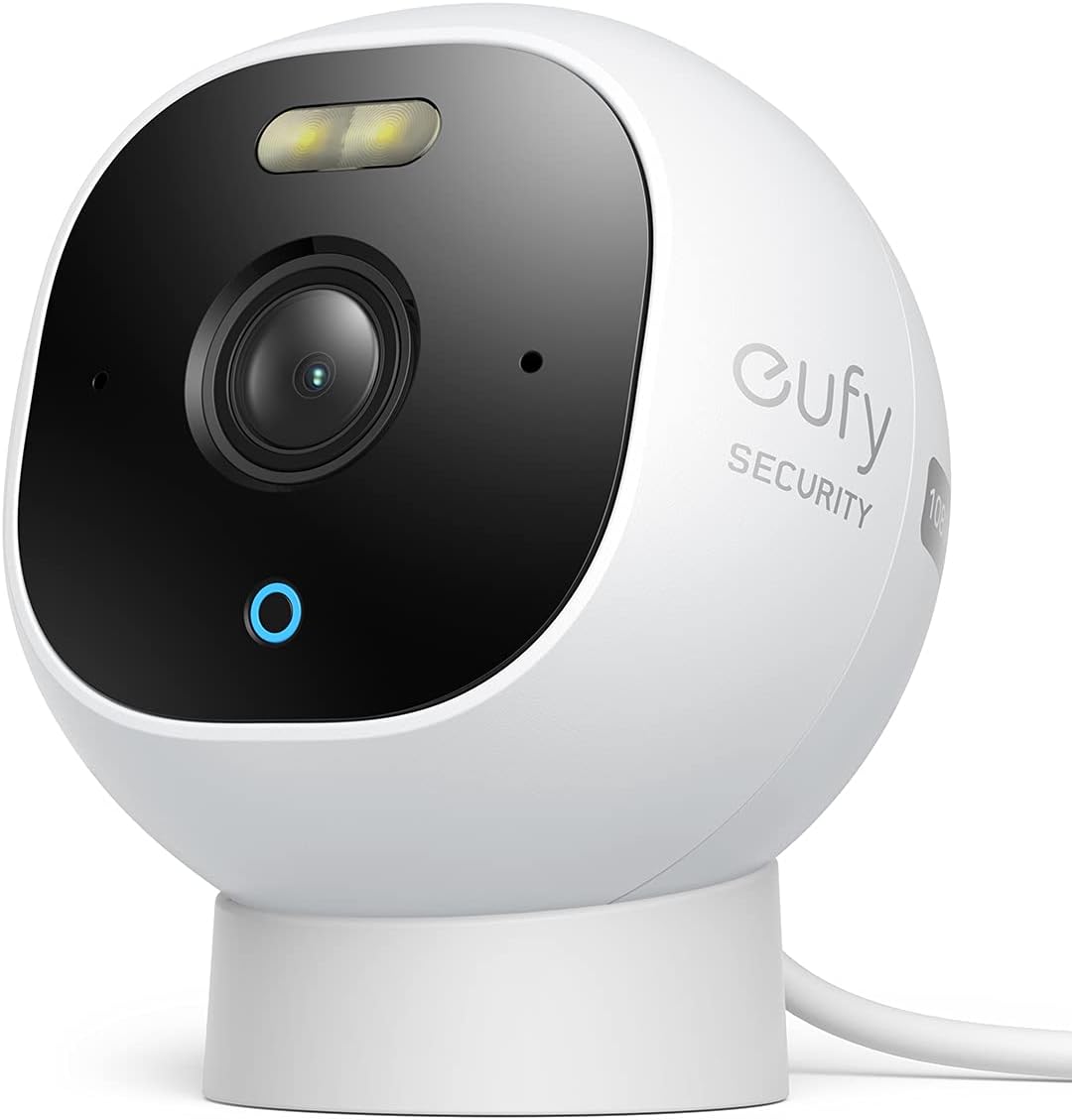 eufy Security Outdoor Cam E210, All-in-One Security Camera with 1080p Resolution, Spotlight, Color Night Vision, No Monthly Fees, Wired Camera, IP67 Weatherproof, Motion  - $45