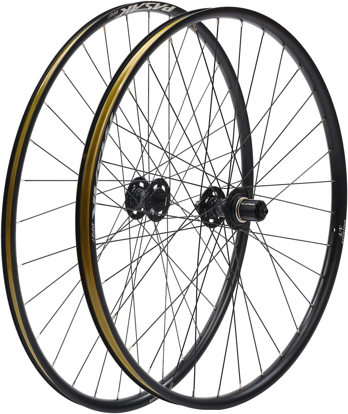 Tubeless ready 27mm Double Wall CL bike Wheelset 32H Disc Brake, QR, 12 speed hub, all sizes - $125 from Amazon