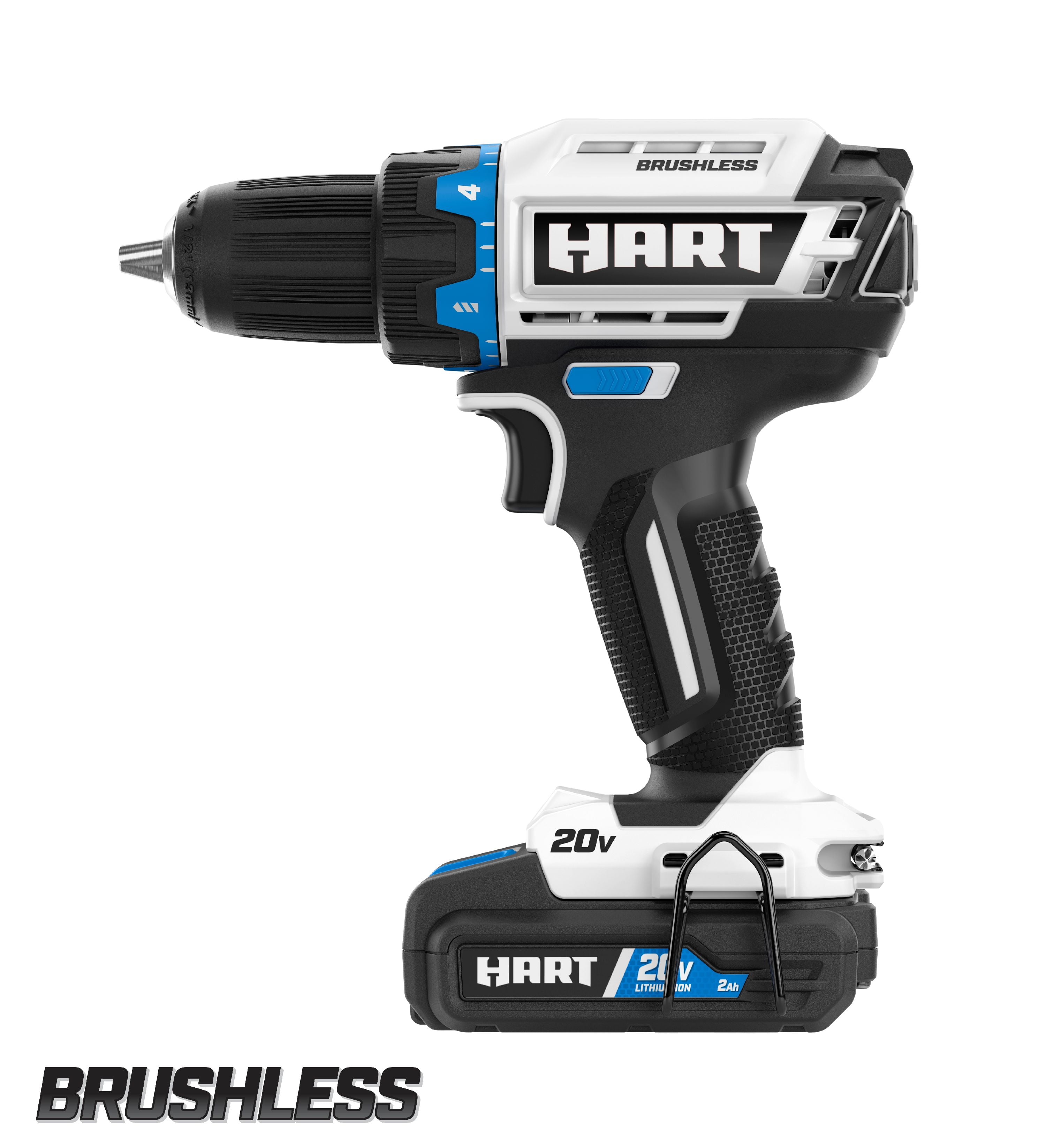 HART Brushless 1/2-inch Drill/Driver (Battery not Included) $26.96 Walmart.com