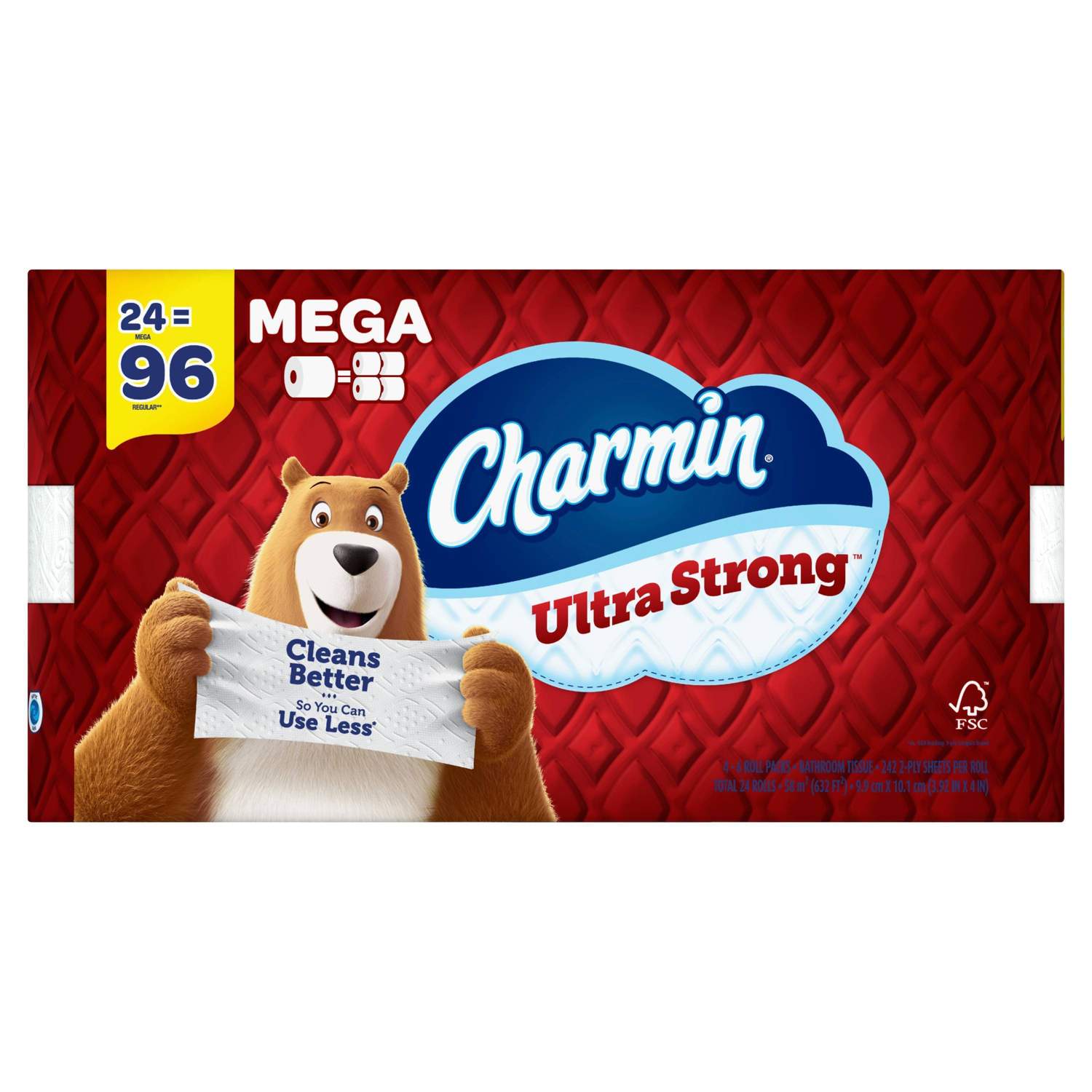 YMMV - Charmin Ultra Strong 24-pack Mega rolls clearance $13.24