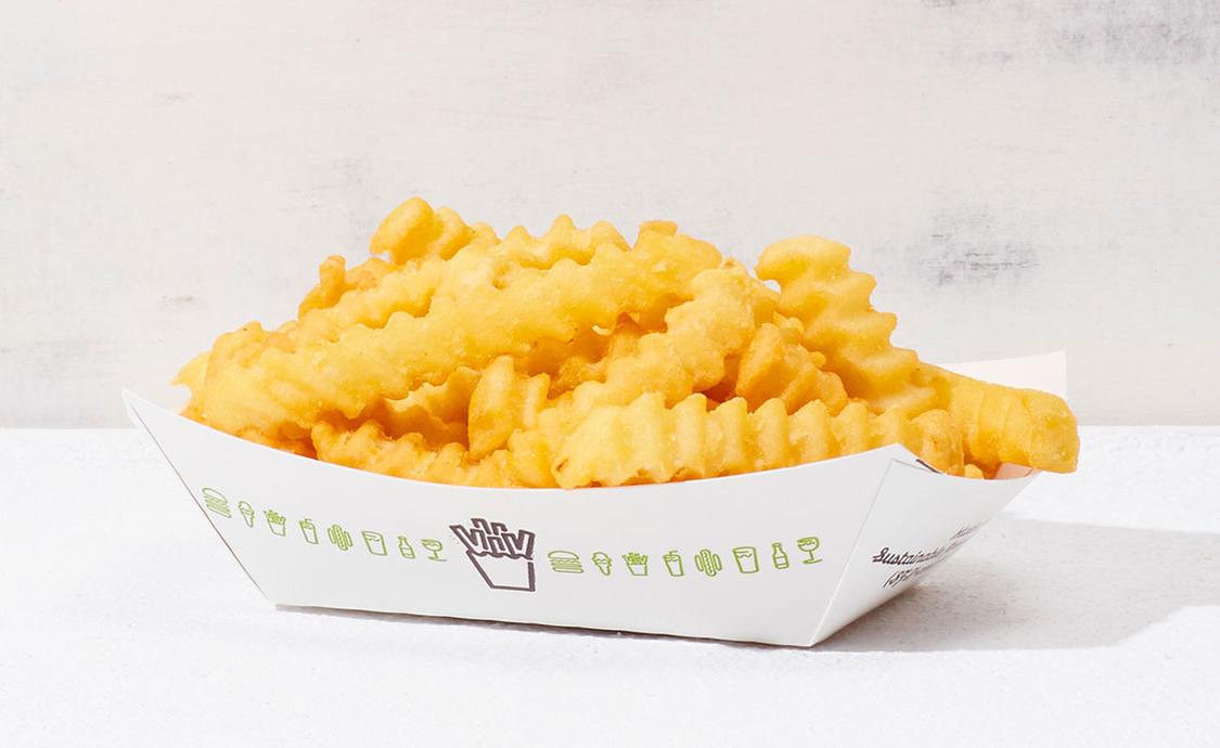 shake shack crinkle fries free with $10+ purchase