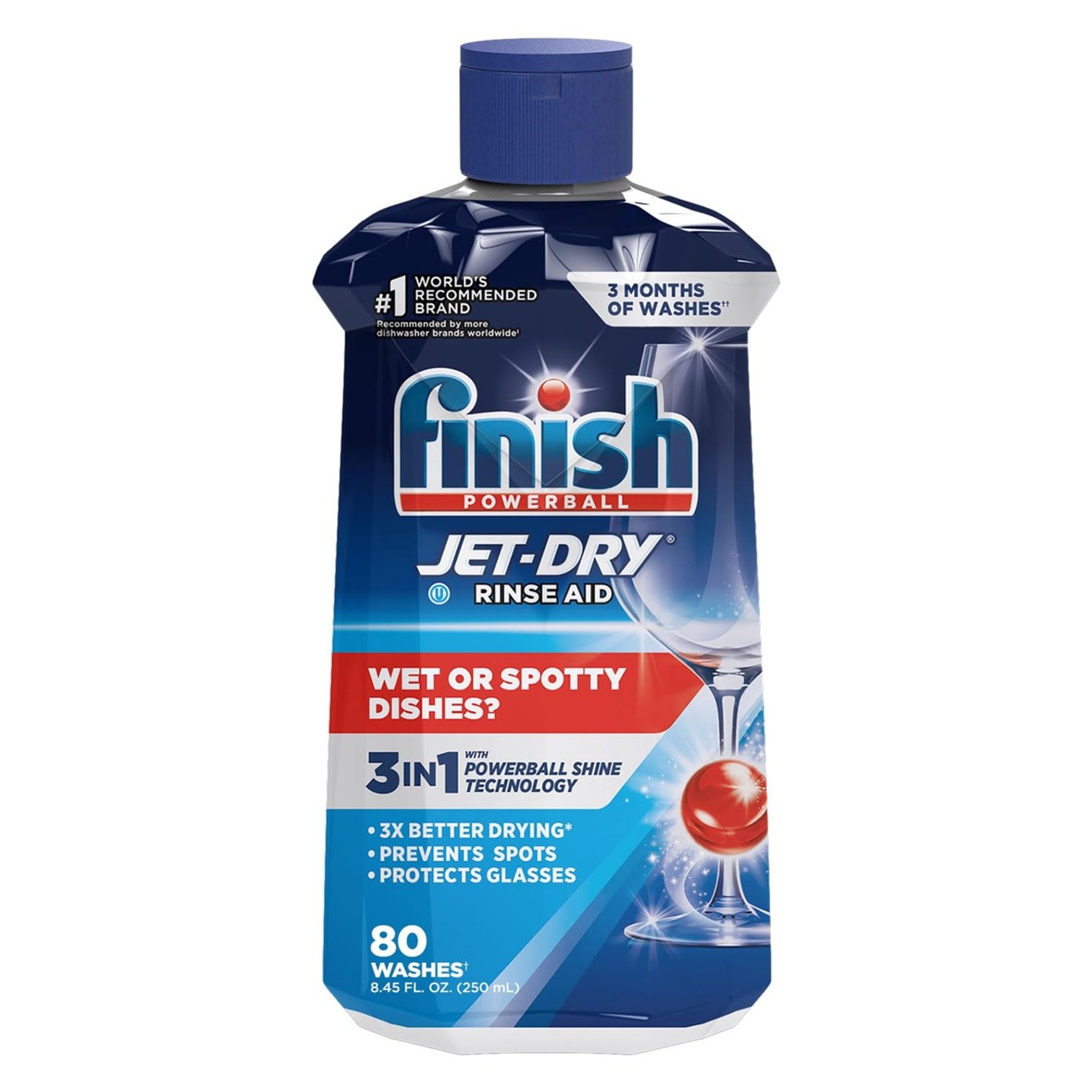 8.45-Oz Finish Jet-Dry Dishwasher Rinse Aid & Drying Agent $1.35 + Free Shipping w/ Prime or $35+