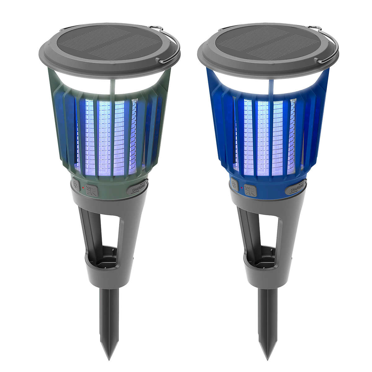 Wisely Solar Bug Zapper Lantern, 2-pack� | Costco $29.99