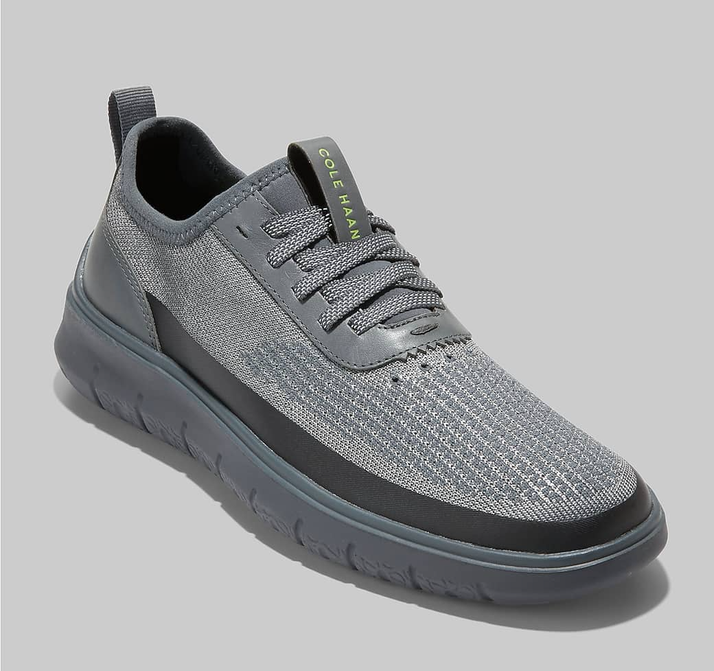 Cole Haan Generation Zerogrand Stitchlite Knit Sneakers (Charcoal)