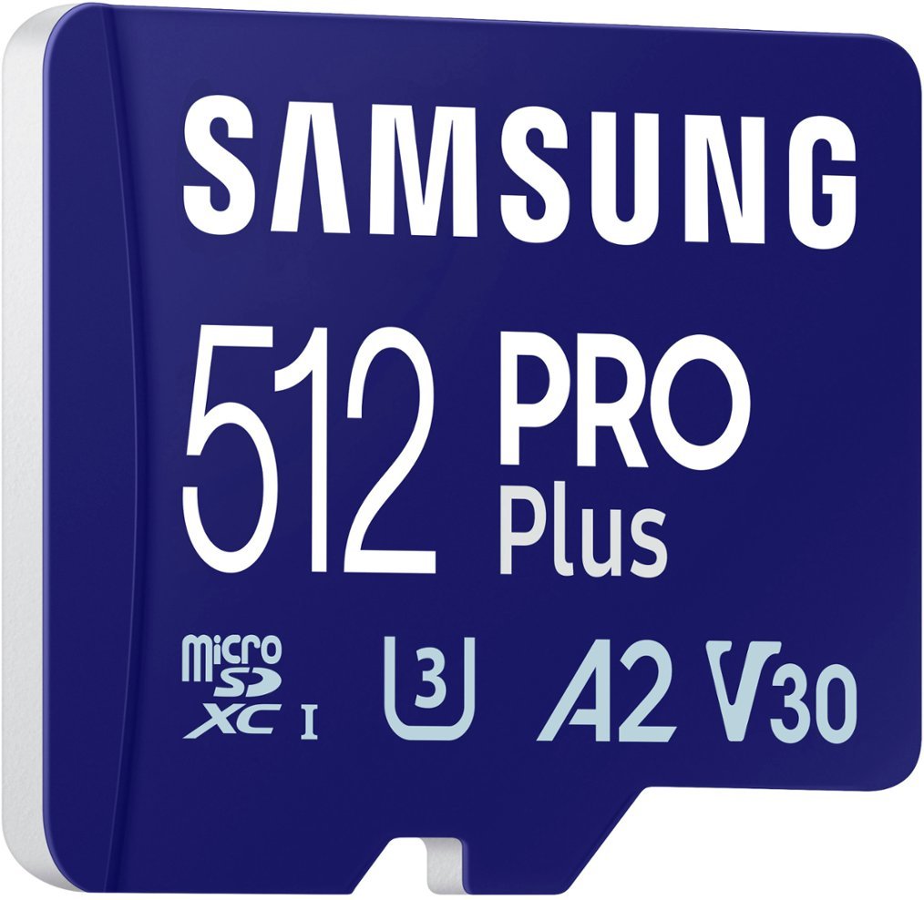 Samsung - Pro Plus 512GB microSDXC Memory Card with USB adapter - Best Buy $30 $29.99
