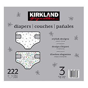 Kirkland diapers outlet size chart