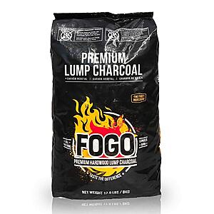 FOGO Premium Oak Lump Charcoal for Grilling and Smoking, 17.6 Pound Bag - $19.95 - $19.95