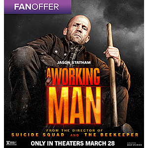 Fandango Movie Ticket Offer:  A Working Man (2025) Movie Ticket $5 Off (valid 3/28 Only)