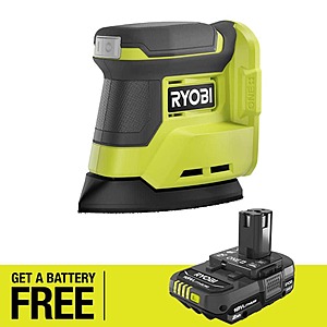 Ryobi One+ 18V Cordless Corner Finish Sander w/ 2Ah Battery  + Free Shipping