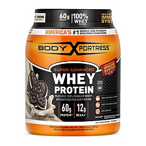 1.78-lbs Body Fortress 100% Whey Premium Protein Powder (various) $16.10 w/ Subscribe & Save