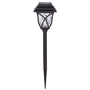 MyLowe's Members: Harbor Breeze 5-Lumen Black Solar LED Outdoor Path Light (3500 K) $2.49 + Free In-Store Pickup