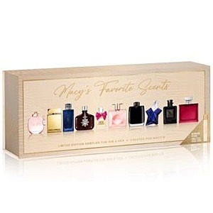 Macy's 11-Piece Fragrance Sampler Set for Him or Her $10