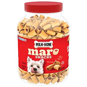 40-Oz Milk-Bone MaroSnacks Small Dog Treats w/ Real Bone Marrow (Beef) .45 w/ Subscribe & Save