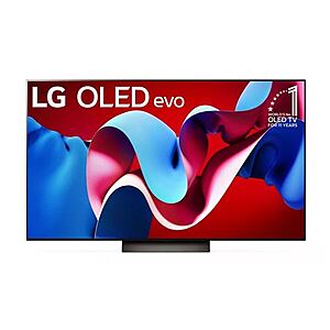 LG OLED C4 TV 65" Refurbished $899.99
