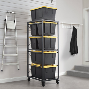 Gorilla Rack 5-tier Rolling Bin Organizer $120 Costco.com