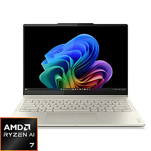 Lenovo Yoga 7i 2-in-1: 14" FHD+ OLED Touch, Ryzen AI 7 350, 16GB LPDDR5, 1TB SSD $699.99