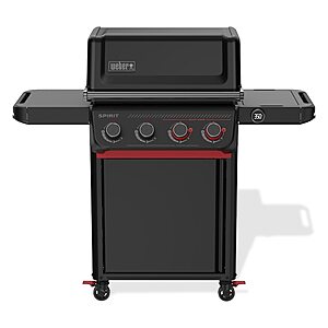 YMMV Weber Spirit EP-425 Stealth Matte Black 4 -Burner Liquid Propane Gas Grill | 1501012 $382 at Lowes