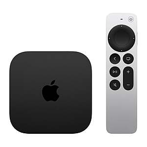 Costco Members: 128GB Apple TV 4K Wi‑Fi + Ethernet Streaming Media Player (3rd Gen) $120 + Free Shipping