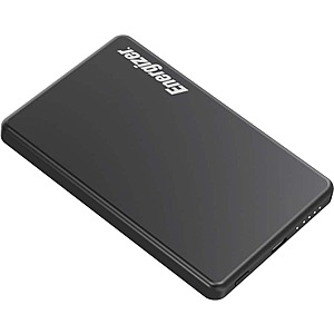 Energizer - 5,000mAh SLIM METAL 20W Magnetic Wireless Qi/Qi2.0/MagSafe PowerBank, Portable Charger, 2 Outputs, LED Display, & USB-C - Black $12.99