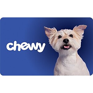 0 Chewy Gift Card + Earn 4x Kroger Fuel Points 