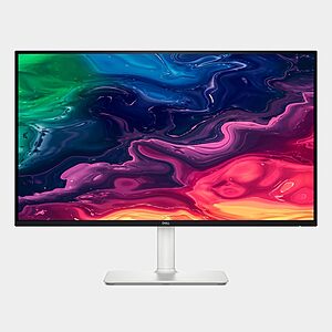 Dell 27 Plus 4K USB-C Monitor - S2725QC - 27" 4K (3840 x 2160) 120Hz, AMD FreeSync Premium, sRGB 99%, Integrated Speakers, - Ash White $259.98