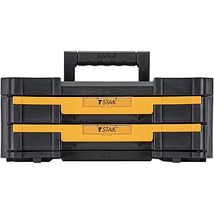 DEWALT TSTAK Tool Storage Organizer with Double Drawers, Holds Up to 16.5 lbs. (DWST17804) $26.47