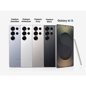 Select PayPal Accts: 512GB Galaxy S25 Ultra 5G Unlocked Smartphone (Titanium Gray) $750 + 20% Back in PayPal Rewards + Free Shipping
