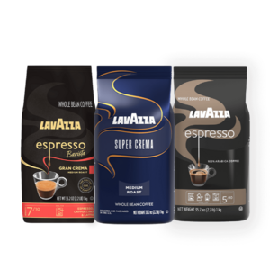 Lavazza Whole Bean: 2.2-lbs Each Super Crema, Espresso, & Espresso Barista Gran Crema $36 + Free Shipping