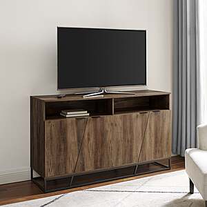 Walker Edison Ian Angled Door Buffet Sideboard / TV Stand $62