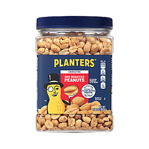 Select BJ's Wholesale Club Stores: 35-Oz Planters Dry Roasted Peanuts (Unsalted) $0.50 + Free Pickup on $50+