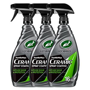 Turtle Wax "Ceramic Spray Coating" 3-pack for $29.75 (NOT the same as the other posting for "Wet Wax"
