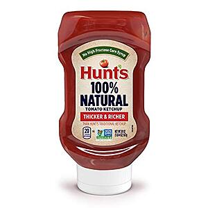 20-oz Hunt's All Natural Tomato Ketchup $1.40 